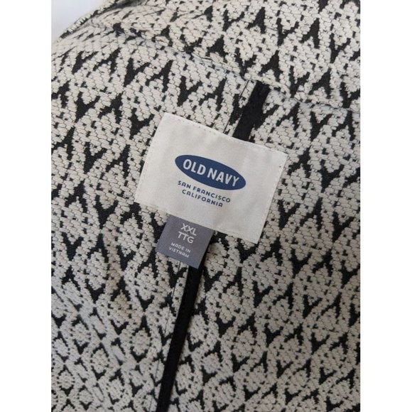 Women's Old Navy Woven 3/4 Sleeve Sweater Cardigan Size XXL‎ Lightweight Long - Picture 6 of 6